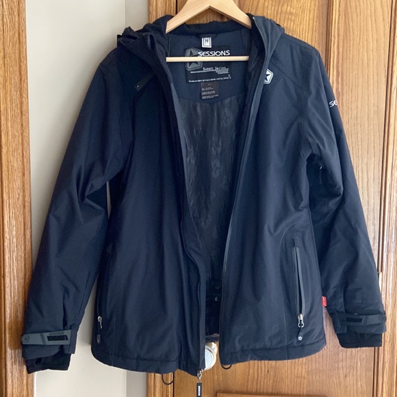 sessions black ski jacket - Picture 2 of 13